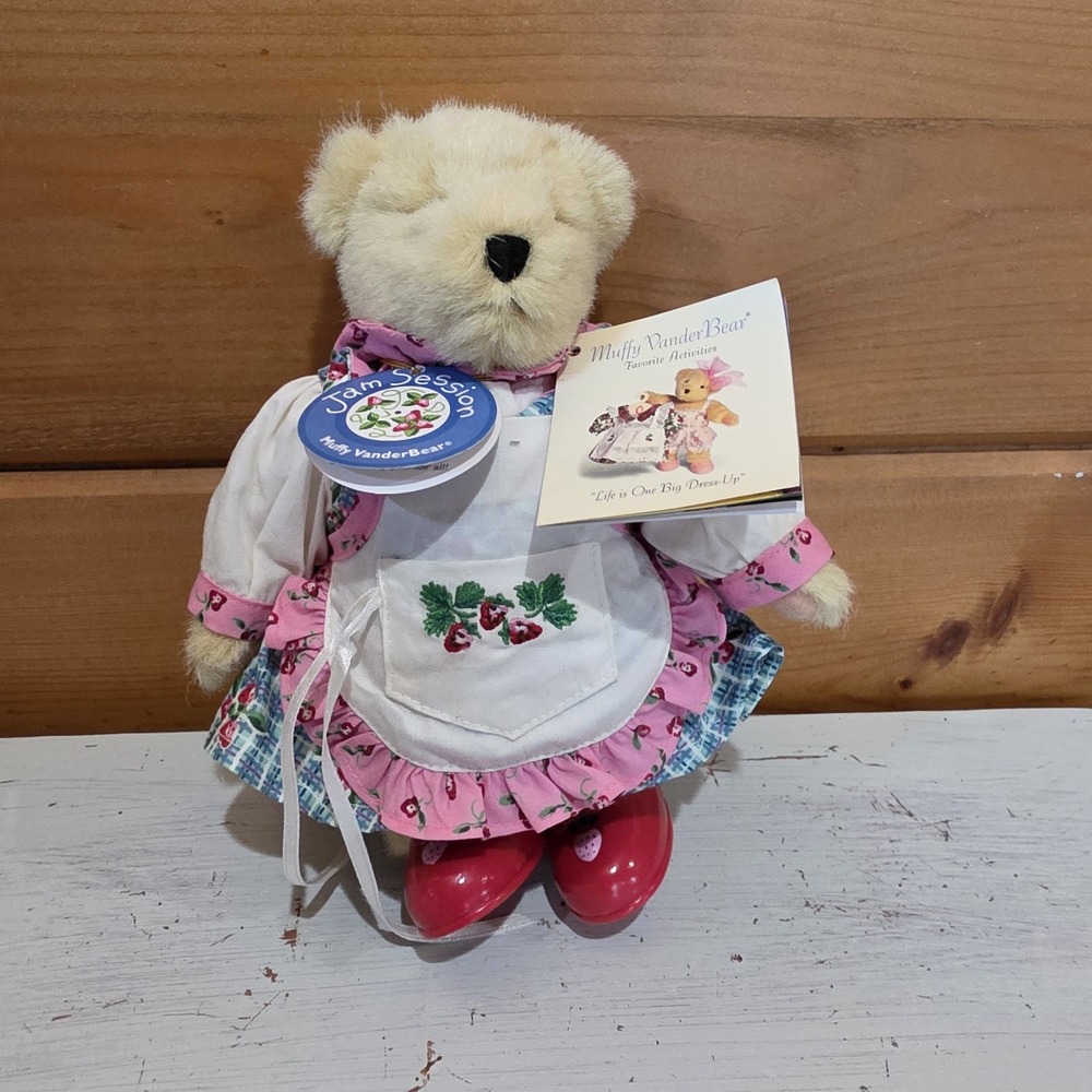Vintage Muffy VanderBear Jam Session Collection Outfit Dress Apron NABCO. F52
